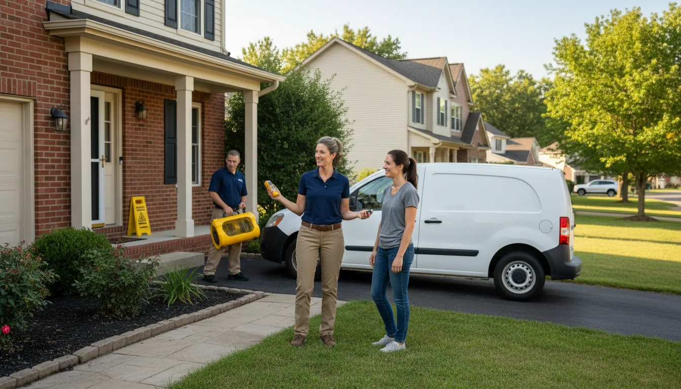 Water restoration image for Home Water Damage Repair in Dana, IN